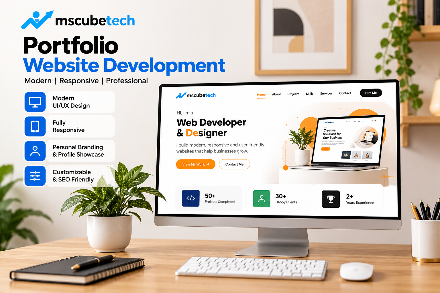 Creative portfolio and project presentation